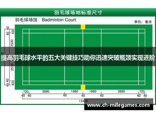 提高羽毛球水平的五大关键技巧助你迅速突破瓶颈实现进阶