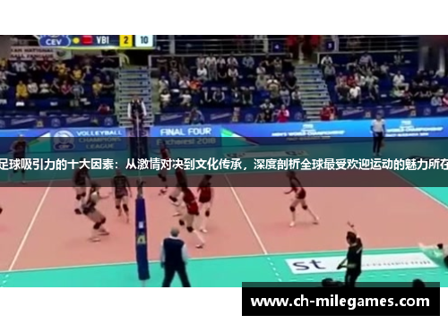 足球吸引力的十大因素:从激情对决到文化传承,深度剖析全球最受欢迎运动的魅力所在 足球吸引力的十大因素:从激情对决到文化传承,深度剖析全球最受欢迎运动的魅力所在